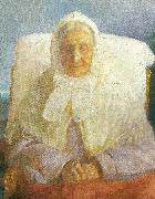 Anna Ancher fru anna hedvig brondum Spain oil painting artist